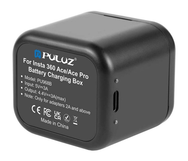 Puluz Łdowarka dwukanałowa do Insta360 Ace/Ace Pro/Ace Pro 2 - 1508843 - zdjęcie 2